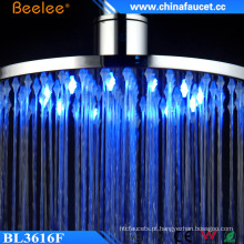 Beelee 12 ′ ′ 16 ′ ′ LED de mudança de cor Hydro Power Shower Head